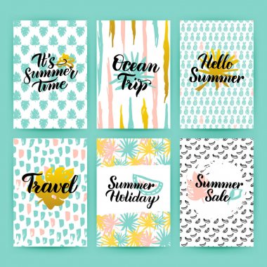 Yaz saati Trendy posterleri