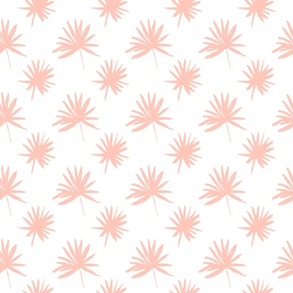 Nahtloses Muster der Palmblätter — Stockvektor
