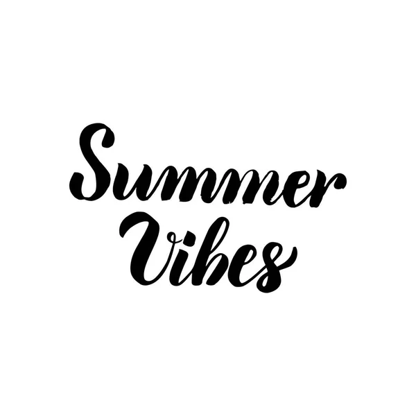 Summer Vibes Cartas manuscritas — Archivo Imágenes Vectoriales