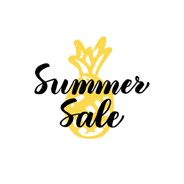 Summer Sale Lettering — Stock Vector