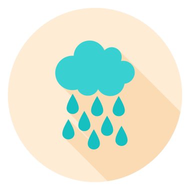 Yağmur daire simgesi
