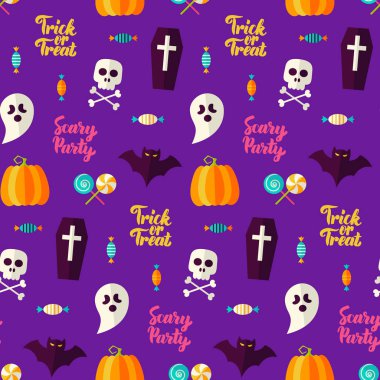 Korkunç parti Halloween sorunsuz arka plan