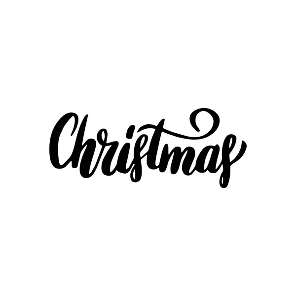 Letras manuscritas de Navidad — Vector de stock