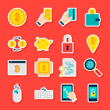 Bitcoin Cryptocurrency etiketleri