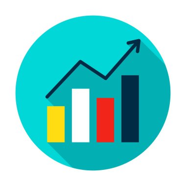 Büyüme istatistikleri daire simgesi