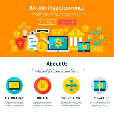 Bitcoin Cryptocurrency Web Tasarım