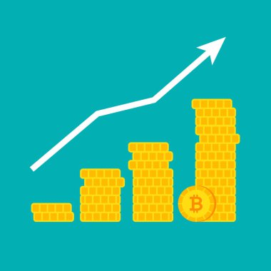 Bitcoin para büyüme grafiği