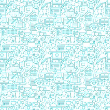 Blog beyaz çizgi Seamless Modeli