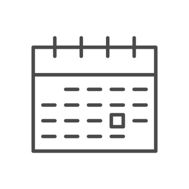 Takvim satırı simgesi