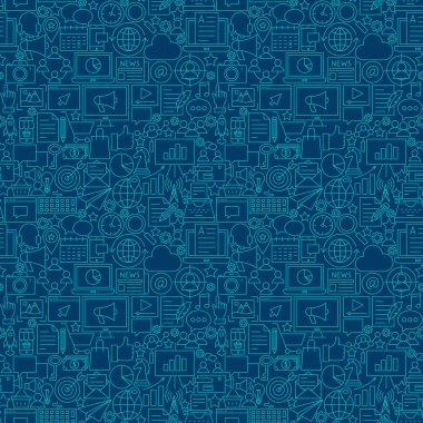 Dijital pazarlama satır Seamless Modeli