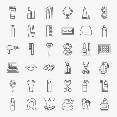 Kozmetik çizgisi simgeleri ayarlandı