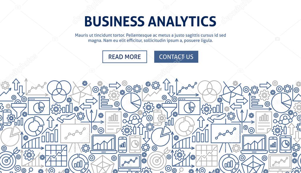 Business Analytics Banner Design