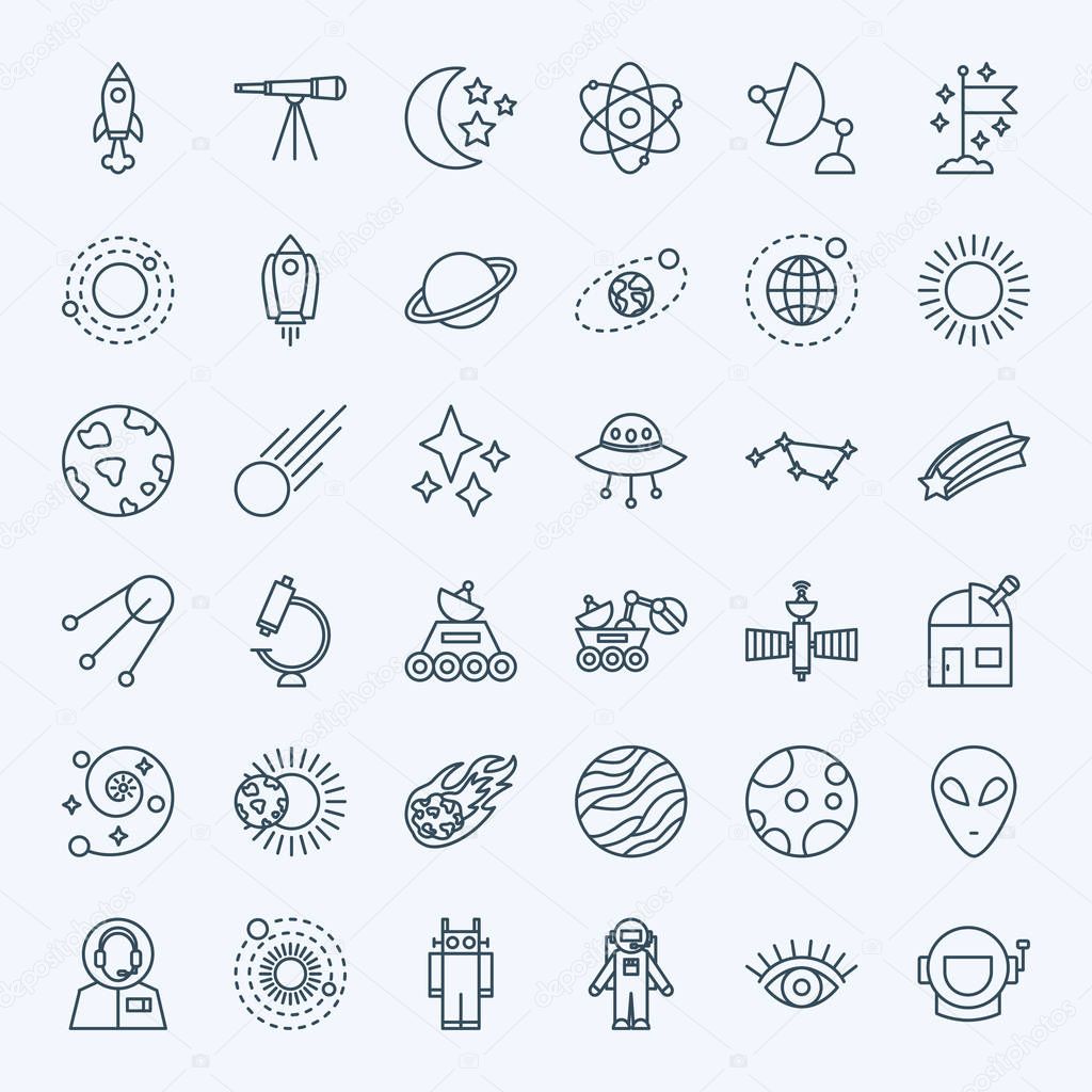 Line Space Icons
