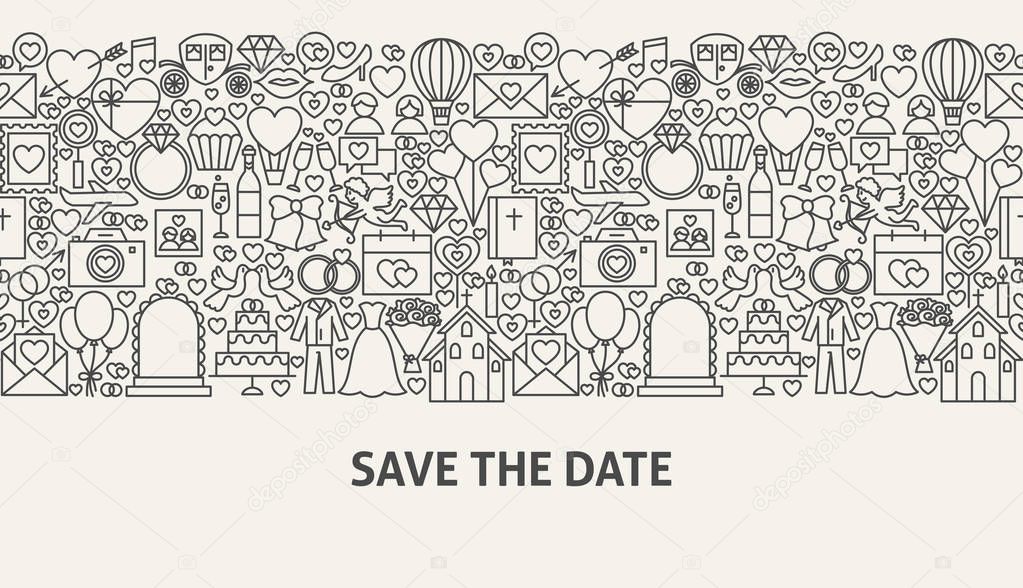 Save the Date Banner Concept