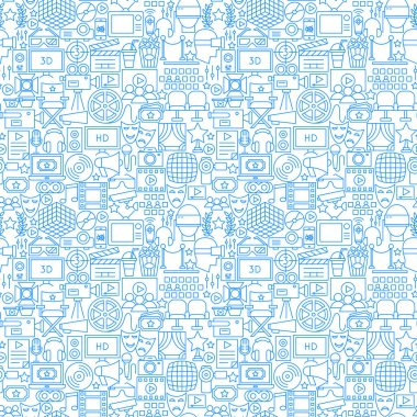 Sinema beyaz çizgiyi Seamless Modeli