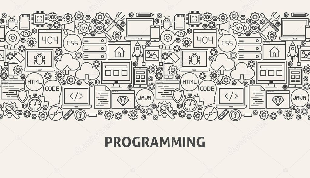 Concepto de Banner de Programación 2023