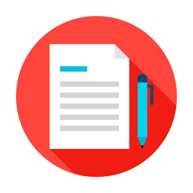 Belge Yazma Çemberi Simgesi