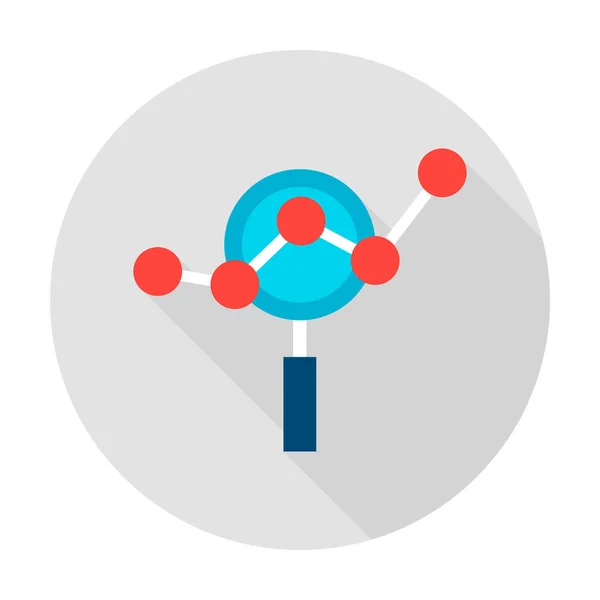 Data Analytics Circle Icon — Vector de stoc