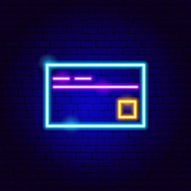 Kredi Kartı Neon İşareti