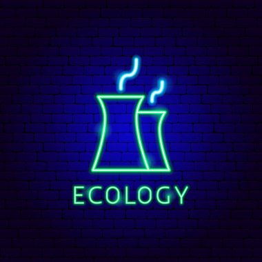 Ekoloji Buharı Neon Etiketi