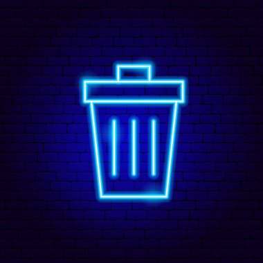 Çöp Kutusu Neon İmzası