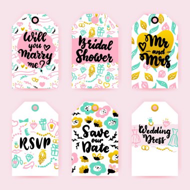 Gelin Duşu Hediye Etiketleri