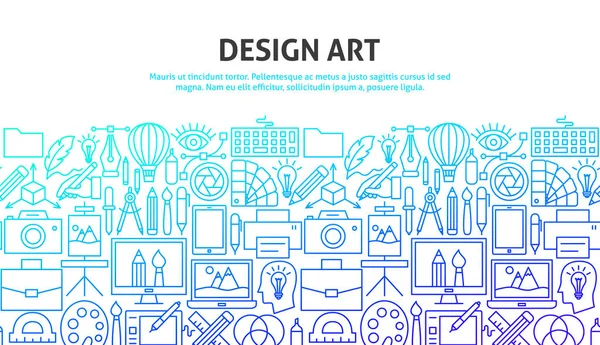Concept Art Design — Image vectorielle