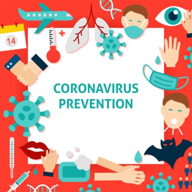 Coronavirus Önleme Kağıt Şablonu