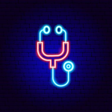 Stetoskop Neon İşareti
