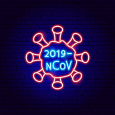 2019 nCoV Neon İşareti
