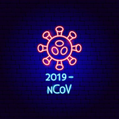 2019 nCoV Neon Etiketi