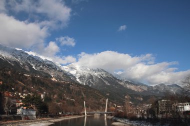 River Inn. Innsbruck, Avusturya