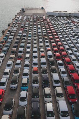 Deniz demirleme yeni araçlarda. Barcelona, İspanya