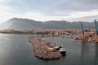 Liman ve şehir. Palermo, İtalya