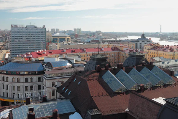 Top view on city. Kazan, Russia — Stock Photo, Image