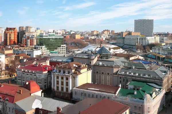Centrale deel van de stad. Kazan, Rusland — Stockfoto