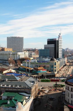 Tuqay Meydanı, Bauman Street, Puşkin ve Petersburgskaya. Kazan, Russiatuqay Meydanı, Bauman Street, Puşkin ve Petersburgskaya. Kazan, Rusya Federasyonu