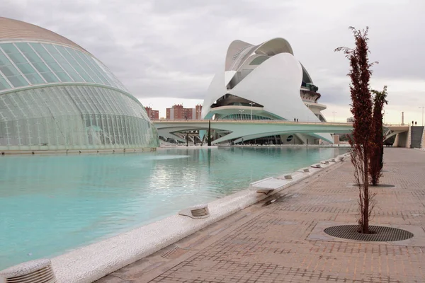 'Şehirde, sanat ve bilim'. Valencia, İspanya — Stok fotoğraf