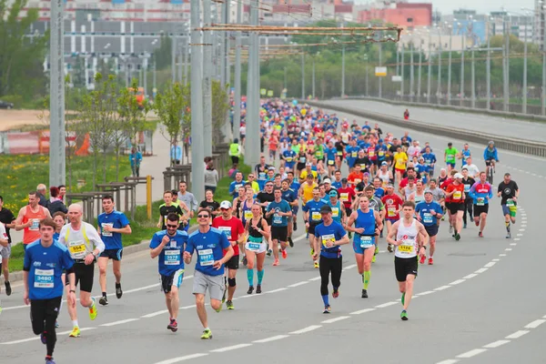 Marathon i city. Kazan, Ryssland — Stockfoto
