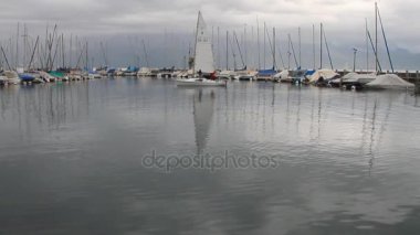 Park yatta varış. Lausanne, İsviçre