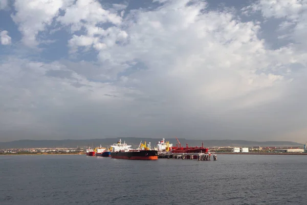 Oil terminal. Tarragona, Spain — Stock Photo, Image