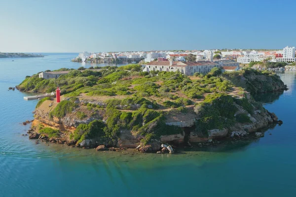 Adası, Isla-del-Ray ve şehir. Maon, Menorca, İspanya