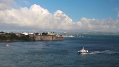 Körfez kale, Fort Saint-Louis duvarlar. Fort-de-France, Martinique