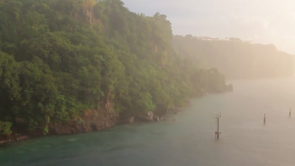 Chuva Nos Trópicos Kingstown São Vicente Granadinas — Vídeo de Stock