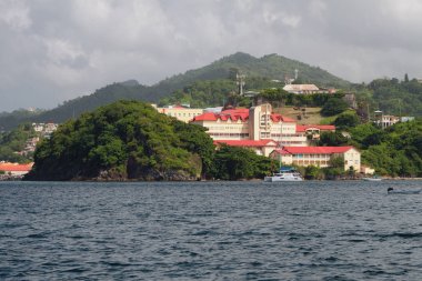 Liman St George's iç ve ana hastane. Grenada