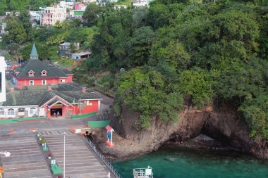 Tropik adada terminal cruise. Kingstown, Saint Vincent