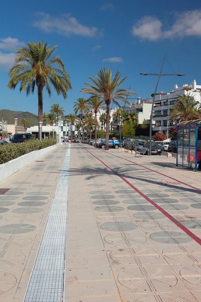 Promenade in resort. Ibiza, Spain — Stock Photo, Image