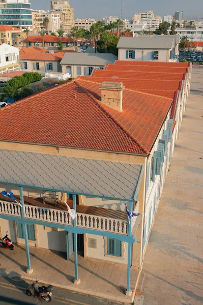 British Colonial Buildings 1881 Larnaca Cyprus — Stock Photo, Image