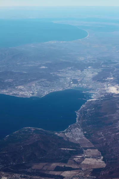 Bay Black Sea Coast Caucasus Aerial Photography Novorossiysk Russia — Stock Photo, Image