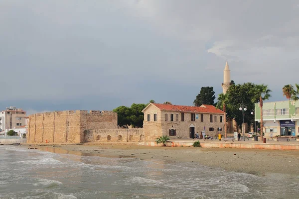 Fortaleza Castillo Medieval Costa Del Mar Larnaca Chipre — Foto de Stock